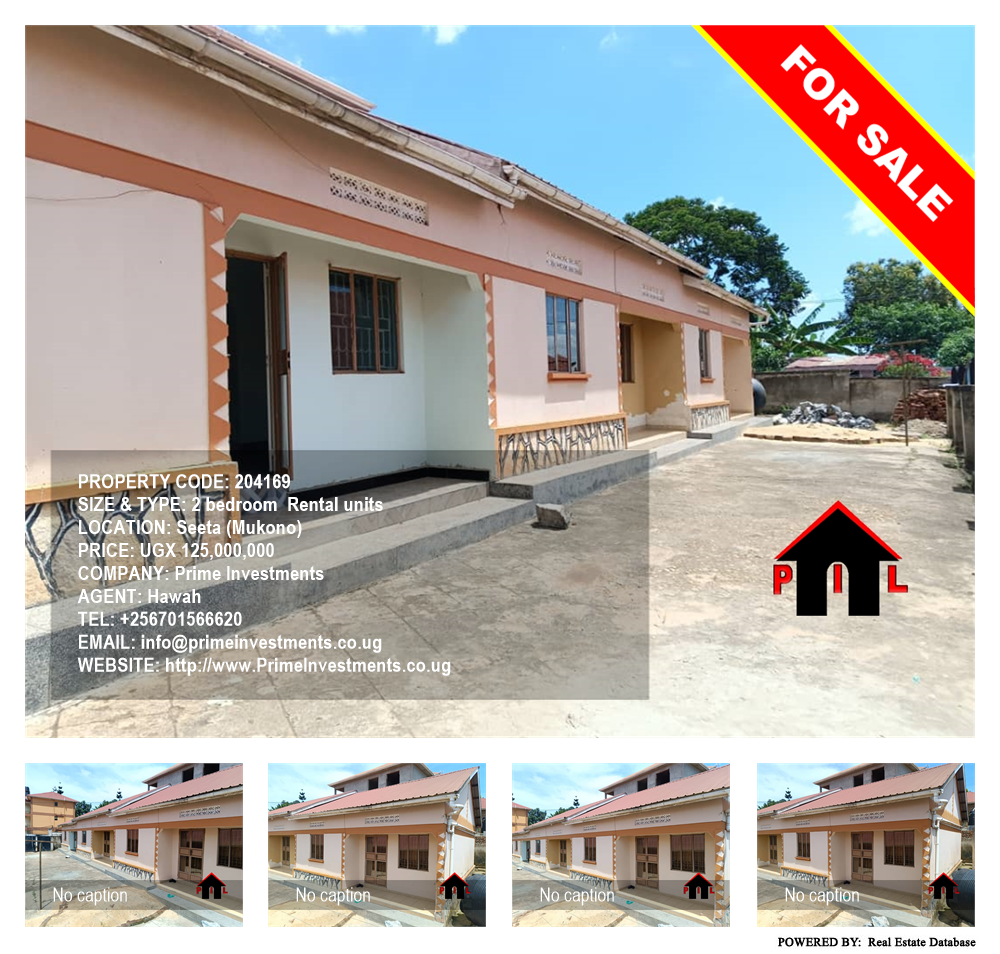 2 bedroom Rental units  for sale in Seeta Mukono Uganda, code: 204169