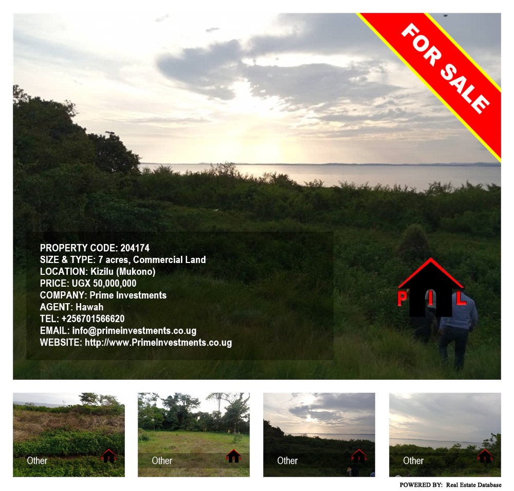 Commercial Land  for sale in Kizilu Mukono Uganda, code: 204174