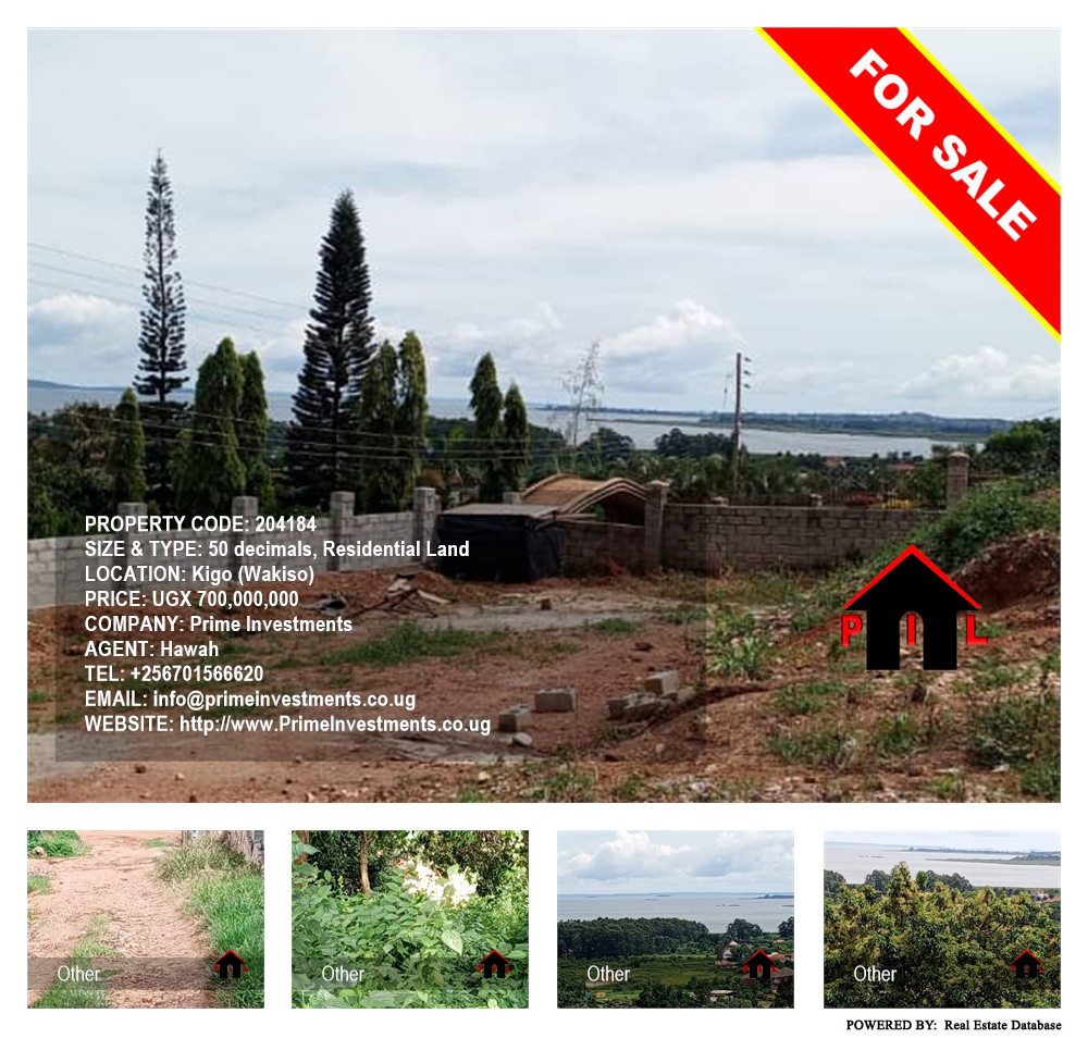 Residential Land  for sale in Kigo Wakiso Uganda, code: 204184