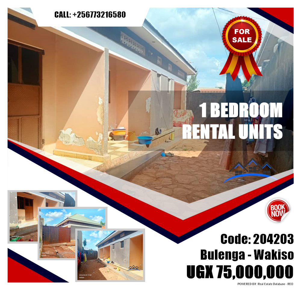 1 bedroom Rental units  for sale in Bulenga Wakiso Uganda, code: 204203