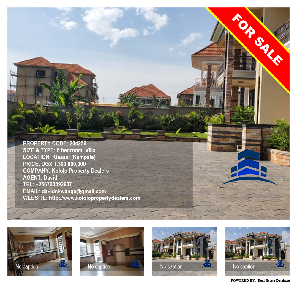 6 bedroom Villa  for sale in Kisaasi Kampala Uganda, code: 204259