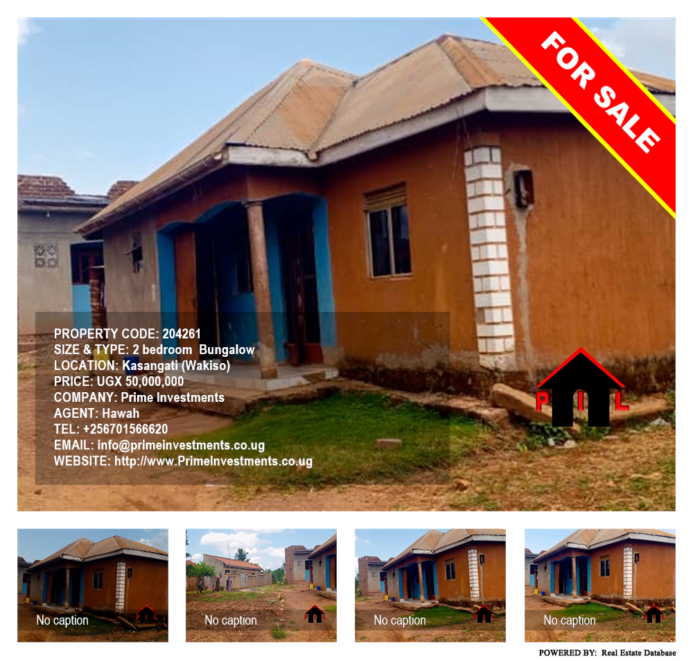 2 bedroom Bungalow  for sale in Kasangati Wakiso Uganda, code: 204261