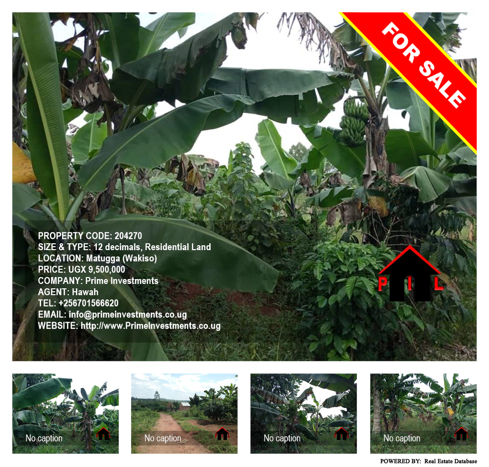 Residential Land  for sale in Matugga Wakiso Uganda, code: 204270