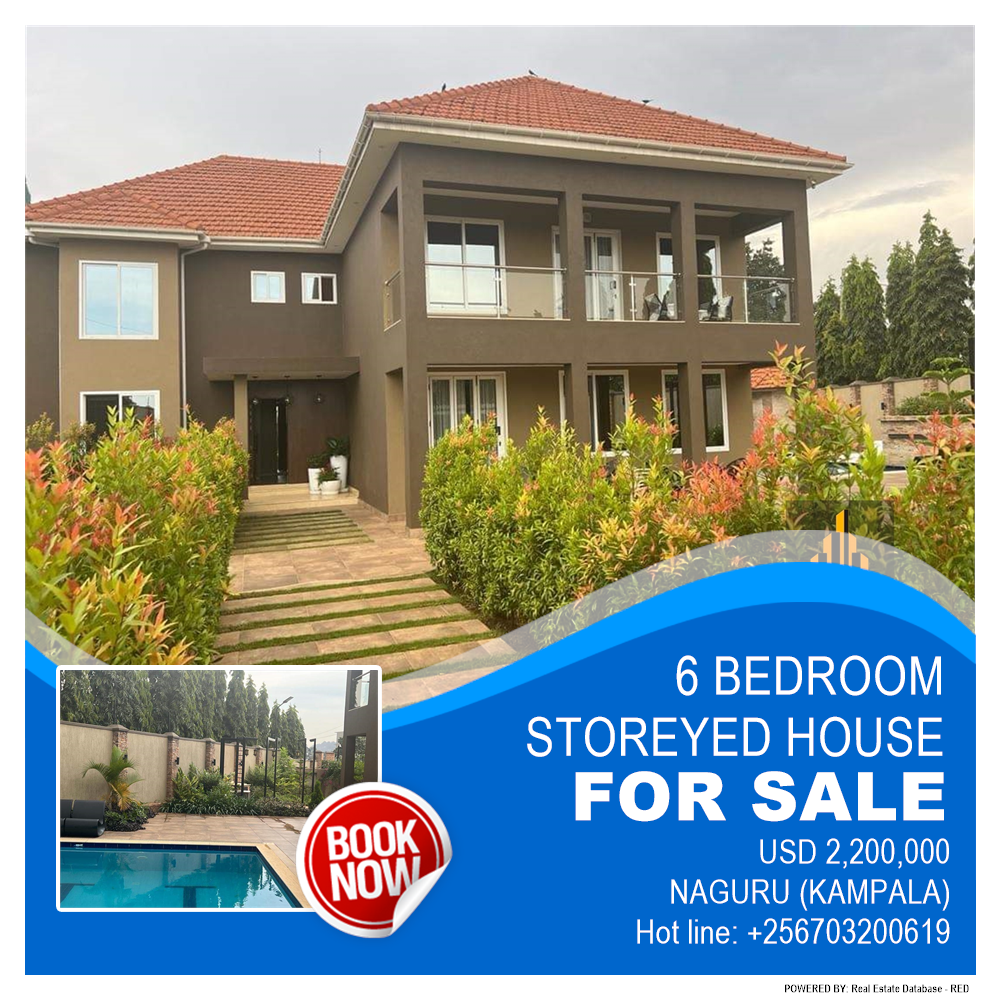 6 bedroom Storeyed house  for sale in Naguru Kampala Uganda, code: 204309