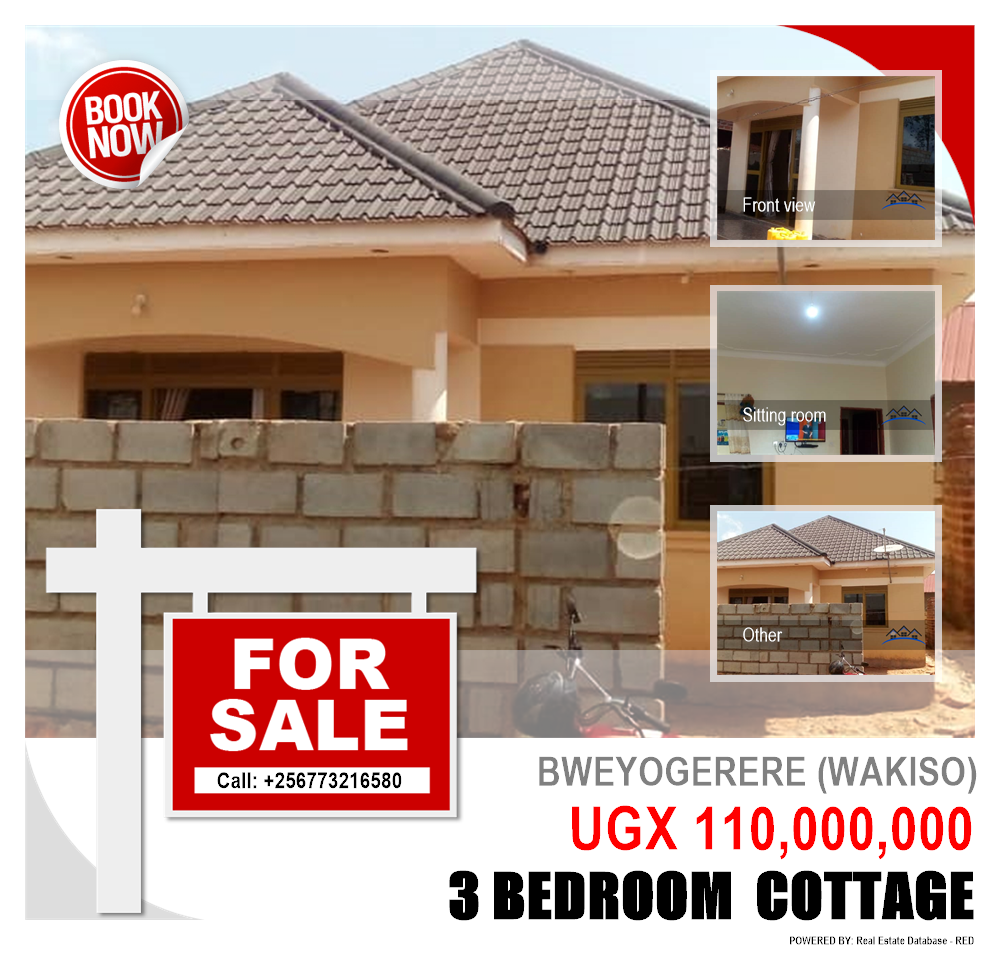 3 bedroom Cottage  for sale in Bweyogerere Wakiso Uganda, code: 204331