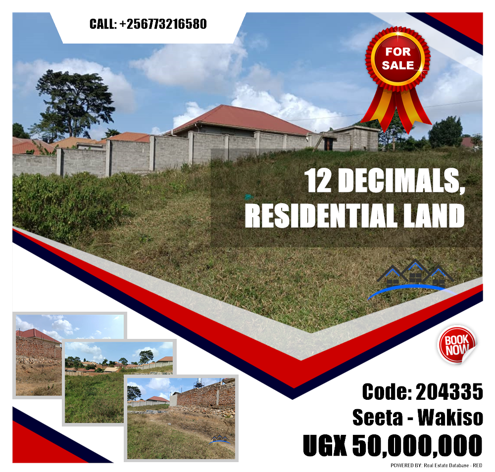 Residential Land  for sale in Seeta Wakiso Uganda, code: 204335