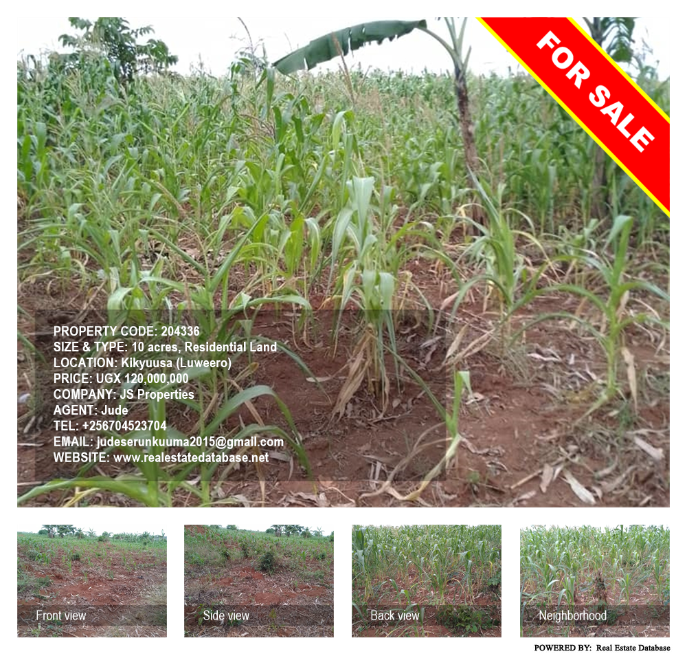 Residential Land  for sale in Kikyuusa Luweero Uganda, code: 204336