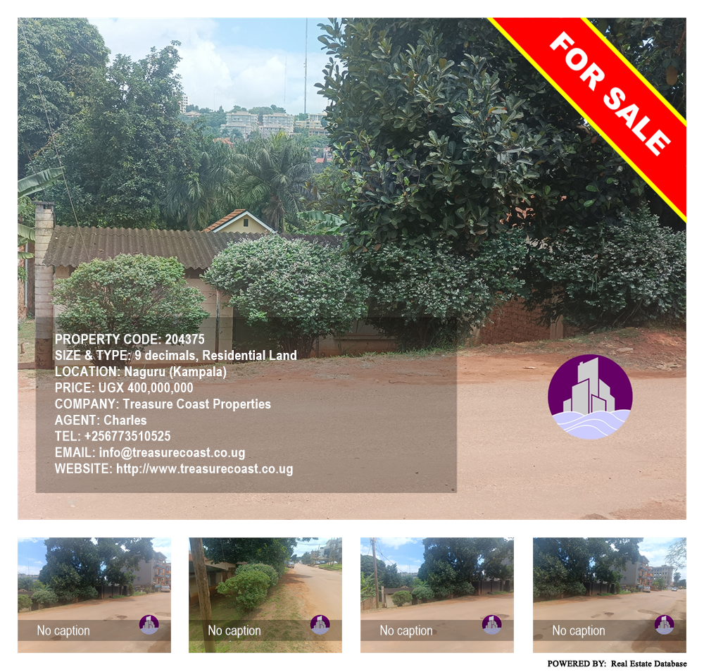 Residential Land  for sale in Naguru Kampala Uganda, code: 204375