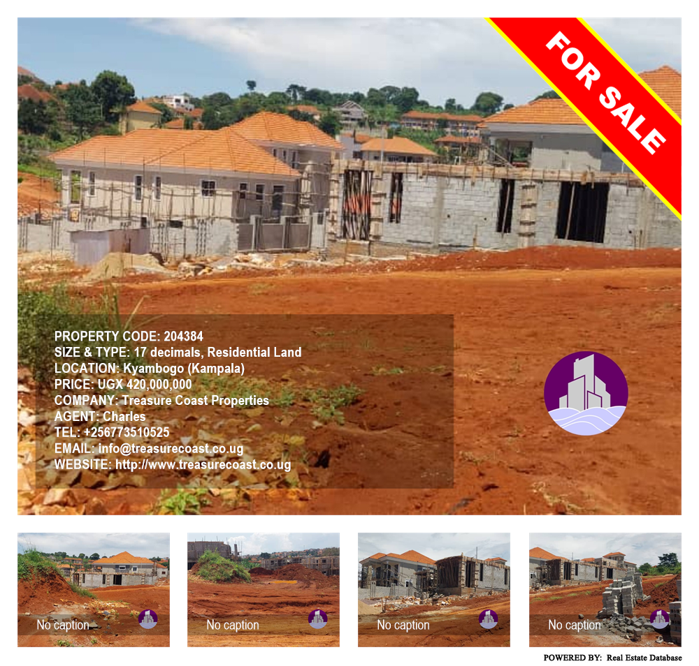 Residential Land  for sale in Kyambogo Kampala Uganda, code: 204384