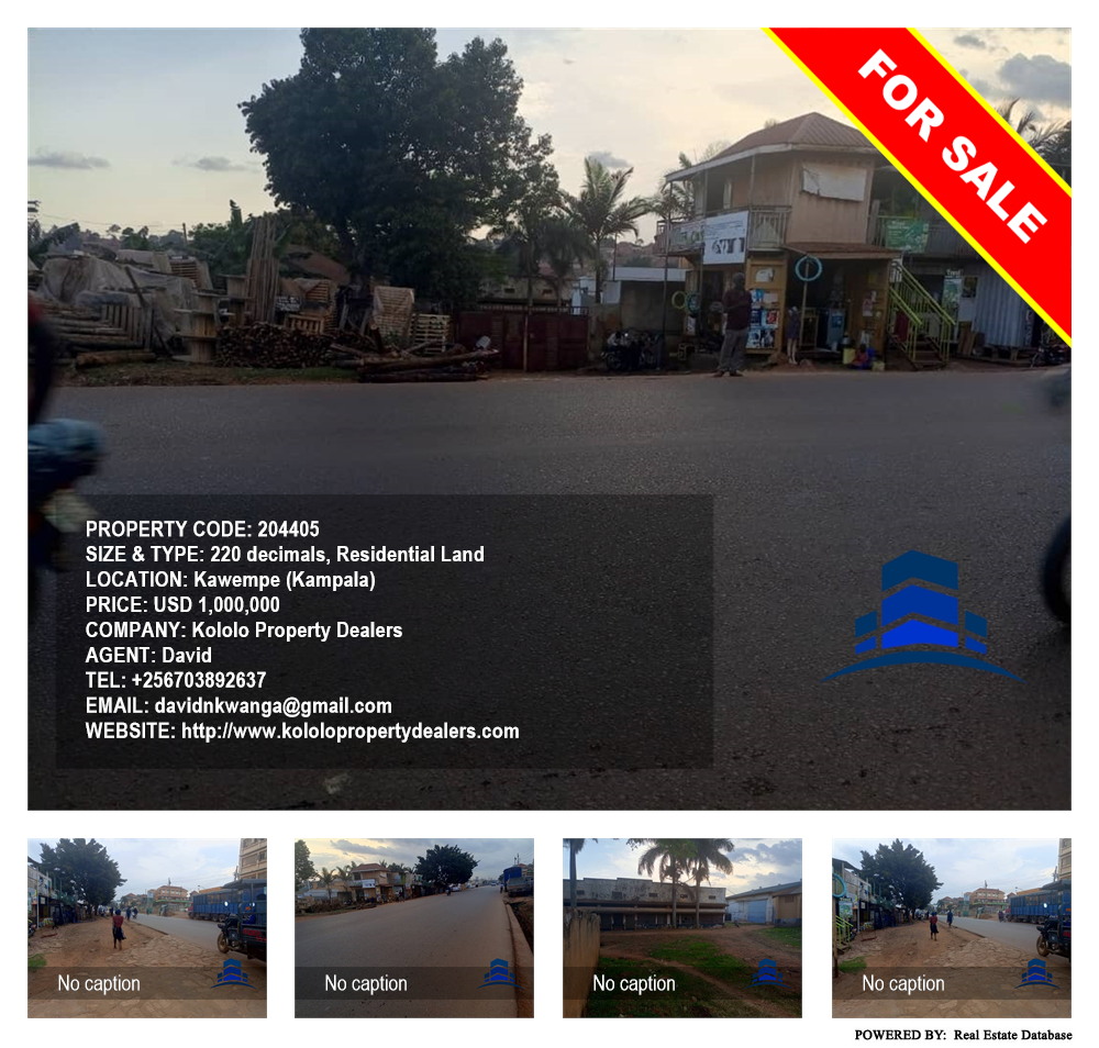 Residential Land  for sale in Kawempe Kampala Uganda, code: 204405