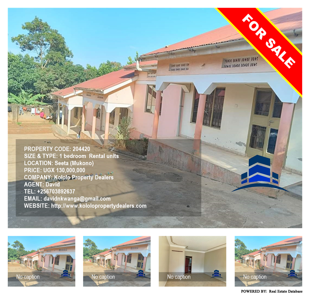 1 bedroom Rental units  for sale in Seeta Mukono Uganda, code: 204420