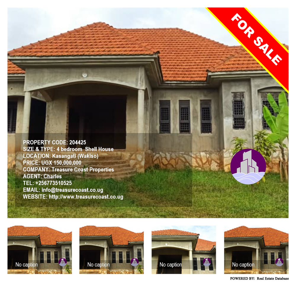 4 bedroom Shell House  for sale in Kasangati Wakiso Uganda, code: 204425