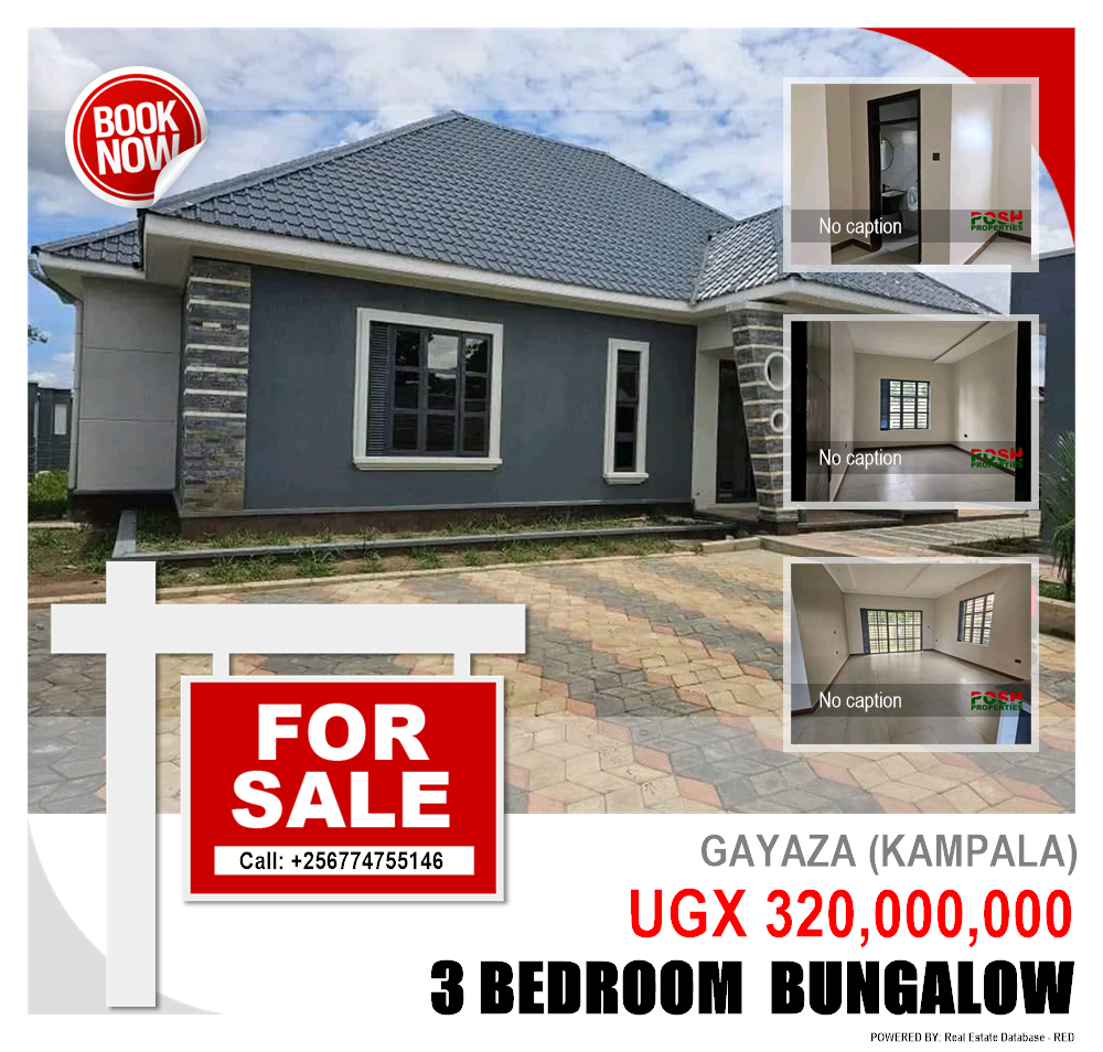 3 bedroom Bungalow  for sale in Gayaza Kampala Uganda, code: 204498
