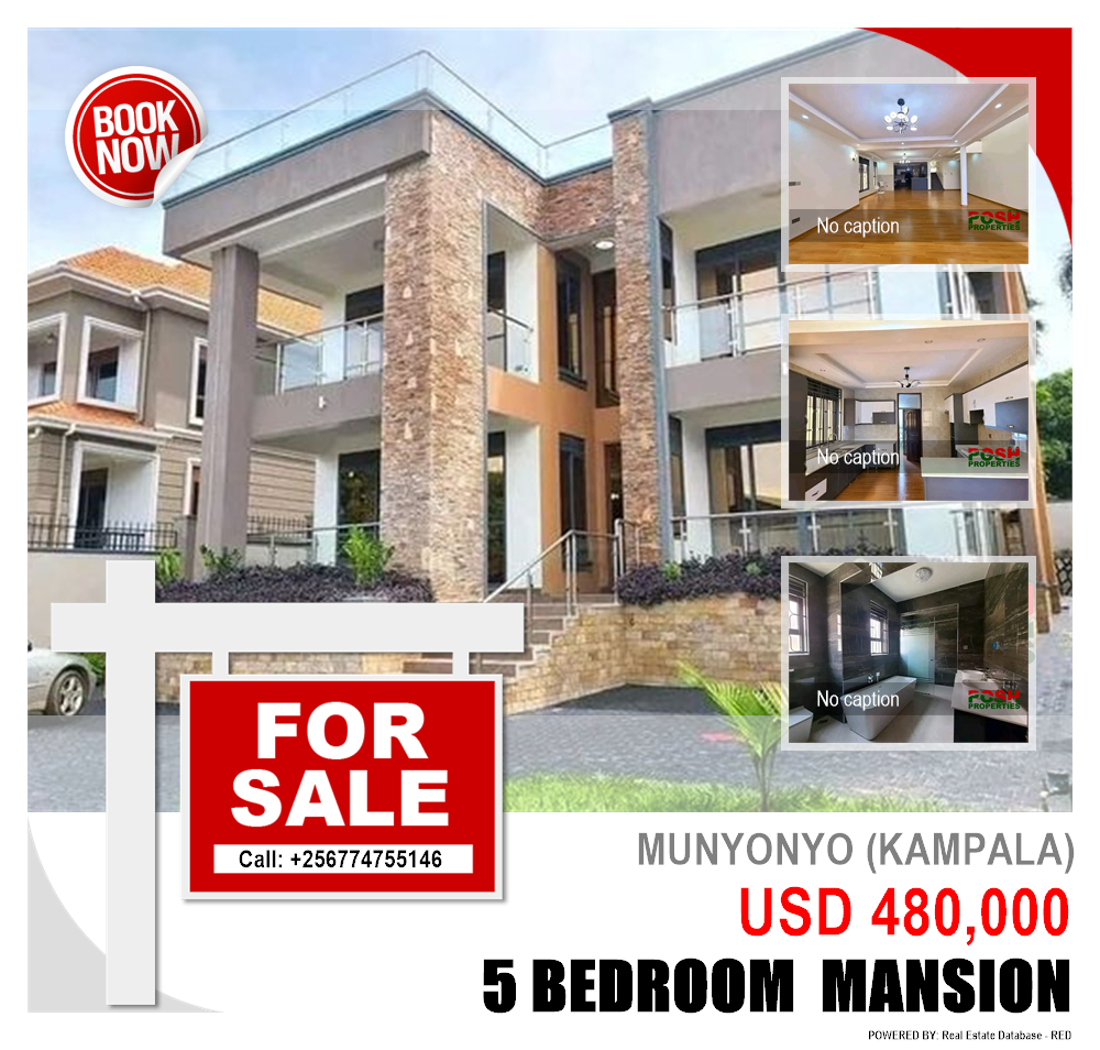 5 bedroom Mansion  for sale in Munyonyo Kampala Uganda, code: 204512