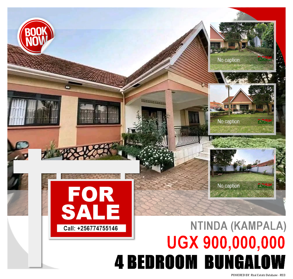 4 bedroom Bungalow  for sale in Ntinda Kampala Uganda, code: 204526