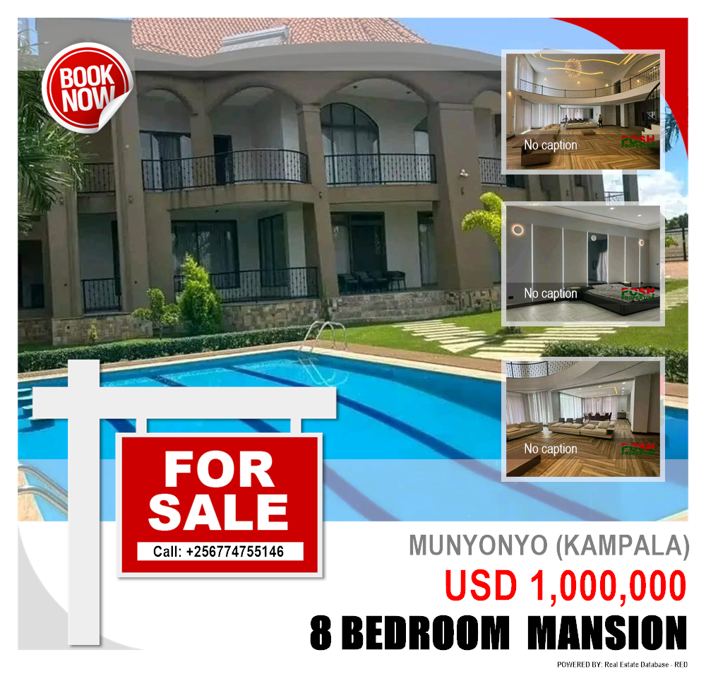 8 bedroom Mansion  for sale in Munyonyo Kampala Uganda, code: 204528