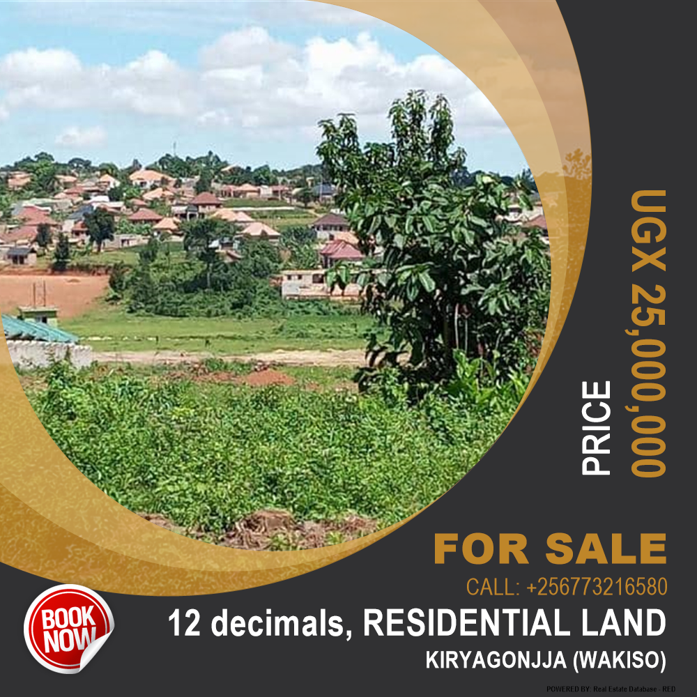 Residential Land  for sale in Kiryagonjja Wakiso Uganda, code: 204570