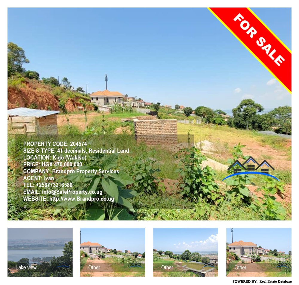 Residential Land  for sale in Kigo Wakiso Uganda, code: 204574