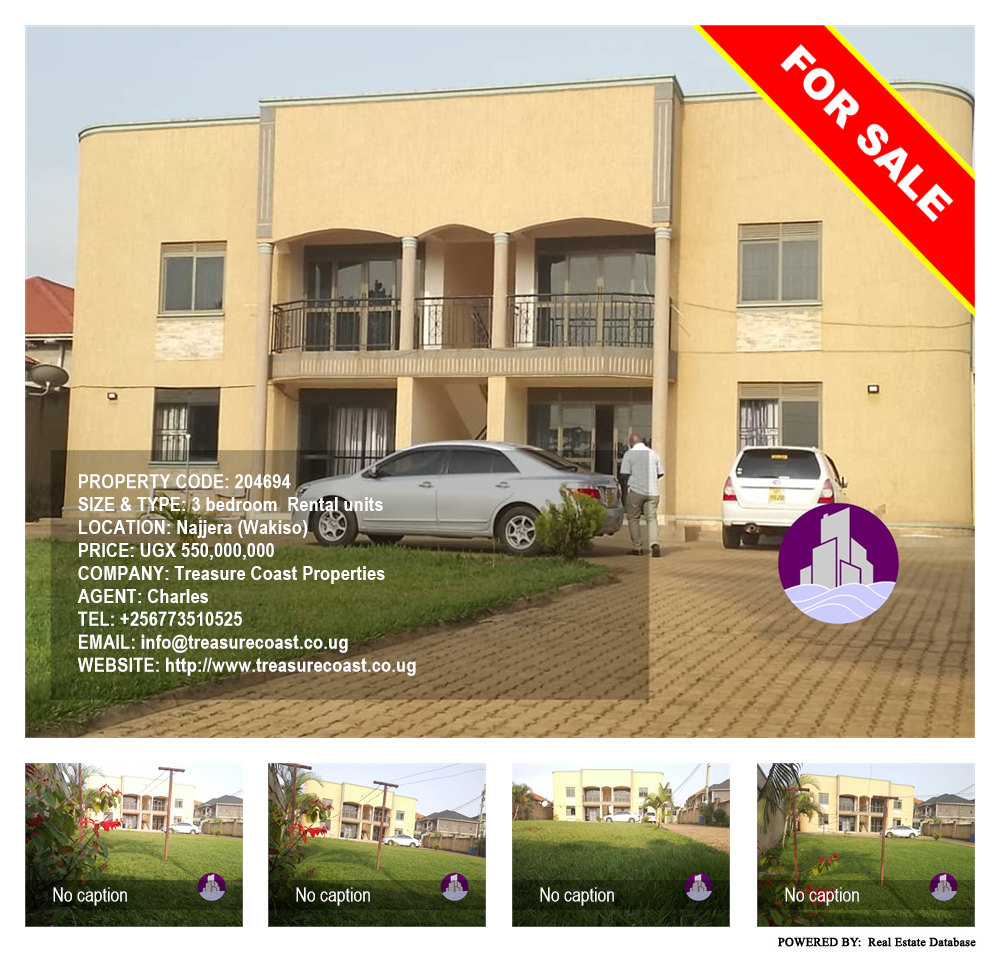 3 bedroom Rental units  for sale in Najjera Wakiso Uganda, code: 204694