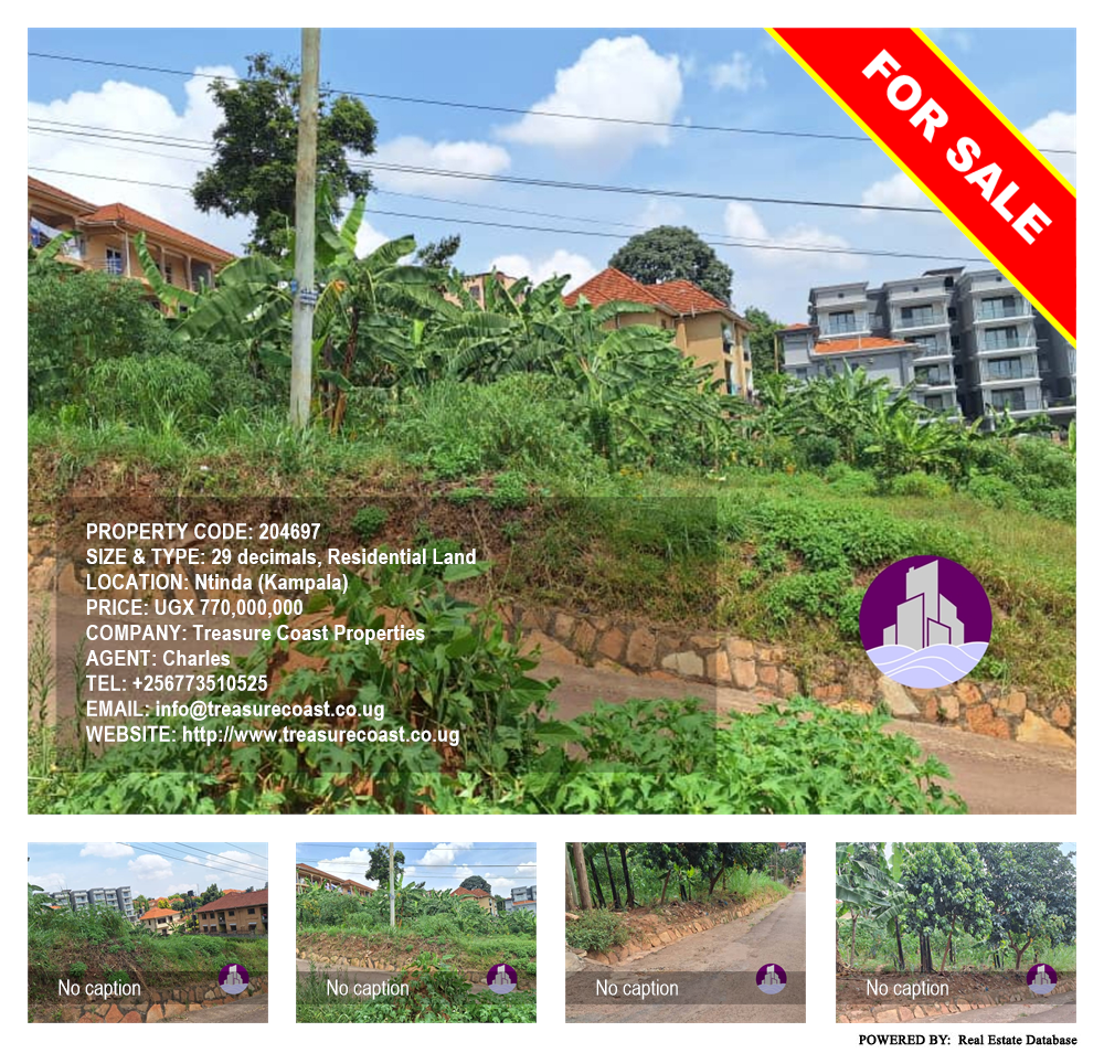 Residential Land  for sale in Ntinda Kampala Uganda, code: 204697