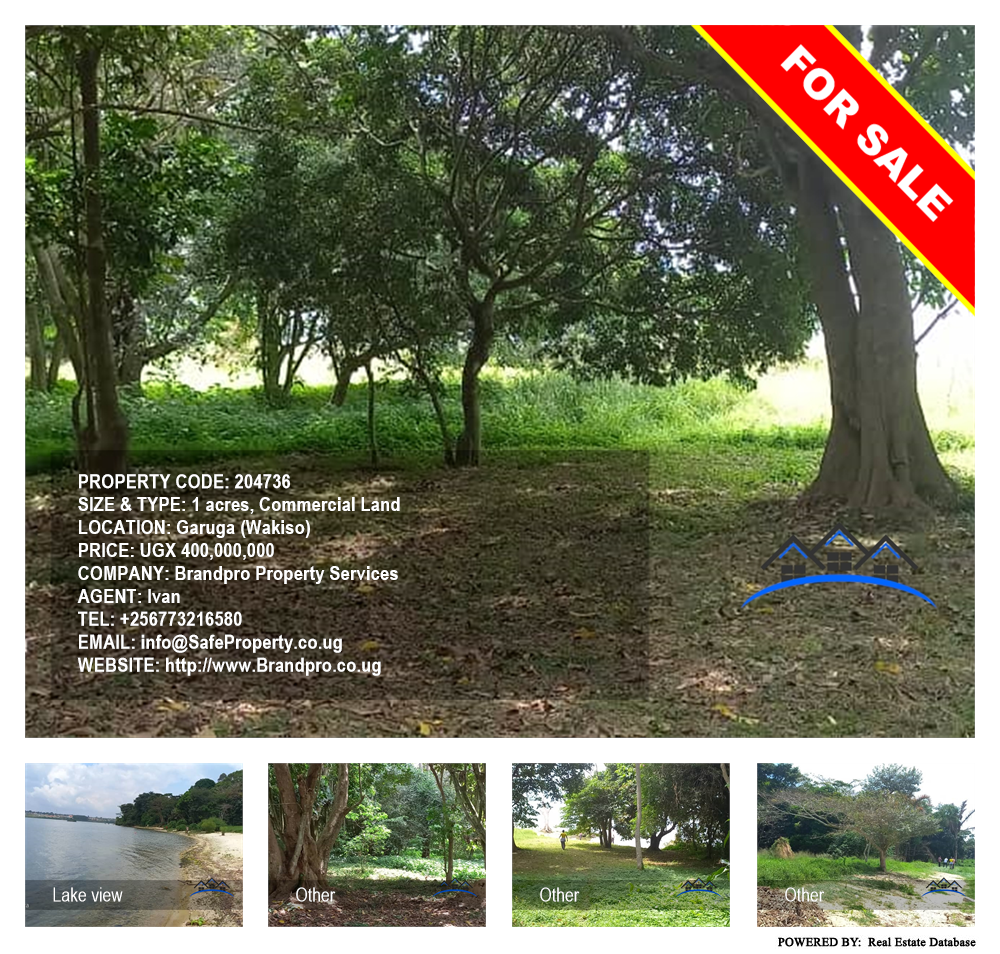 Commercial Land  for sale in Garuga Wakiso Uganda, code: 204736