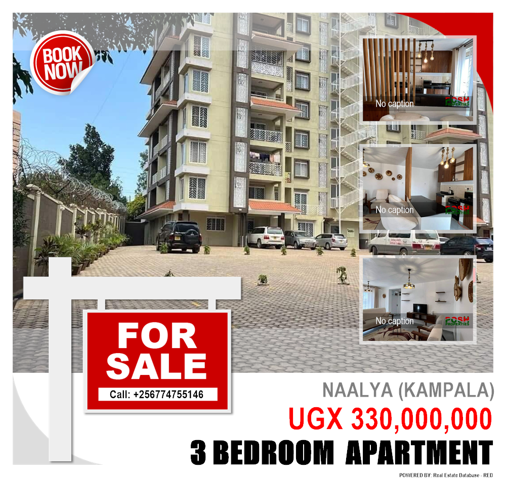 3 bedroom Apartment  for sale in Naalya Kampala Uganda, code: 204742