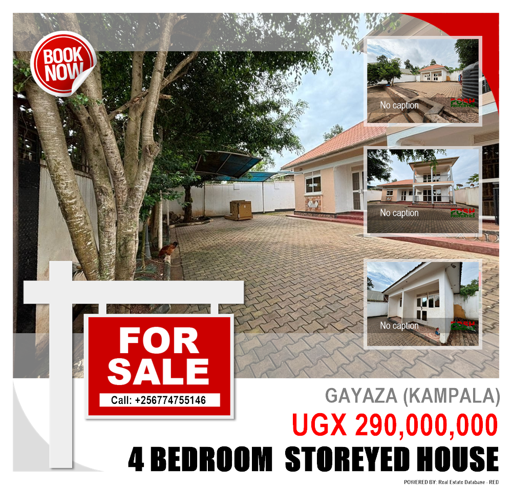 4 bedroom Storeyed house  for sale in Gayaza Kampala Uganda, code: 204751