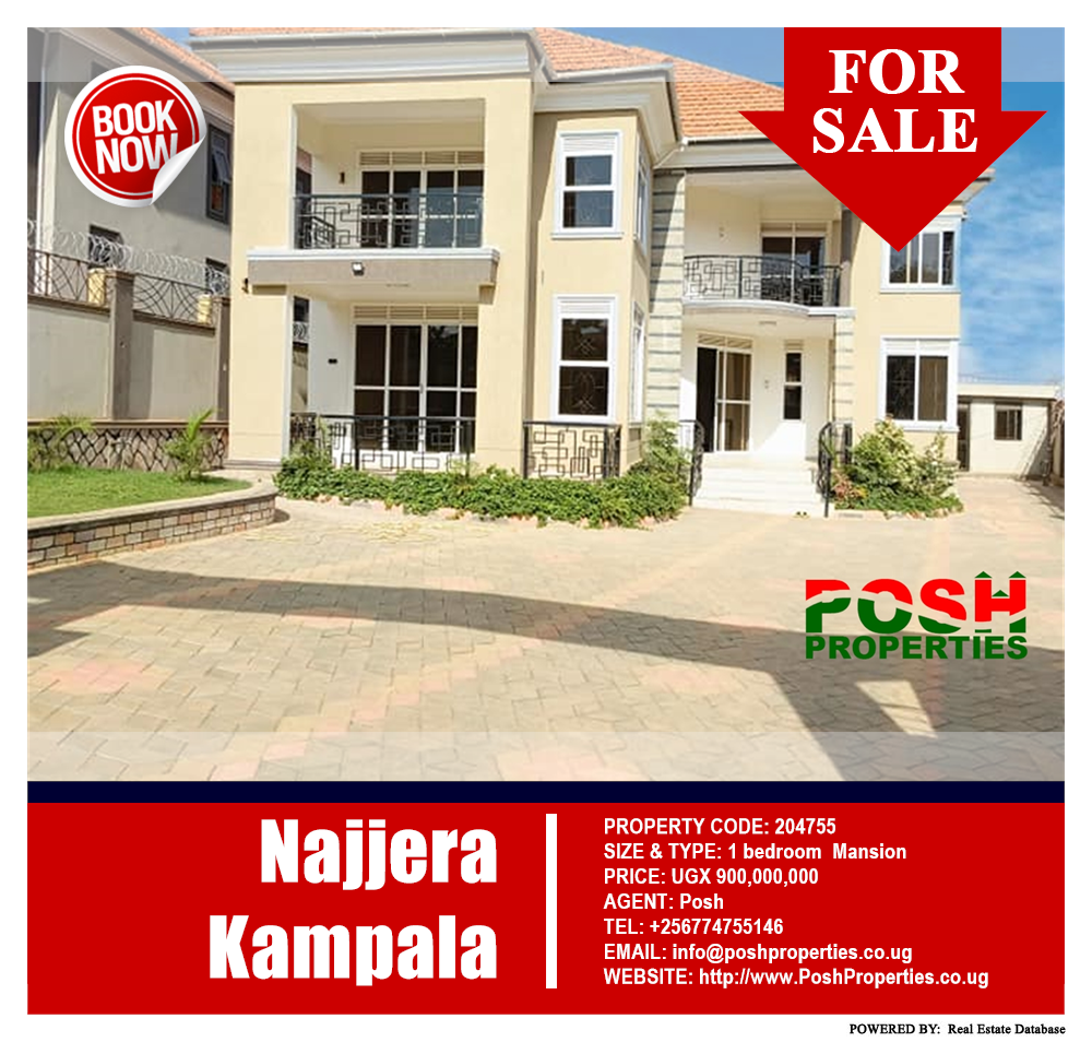 1 bedroom Mansion  for sale in Najjera Kampala Uganda, code: 204755