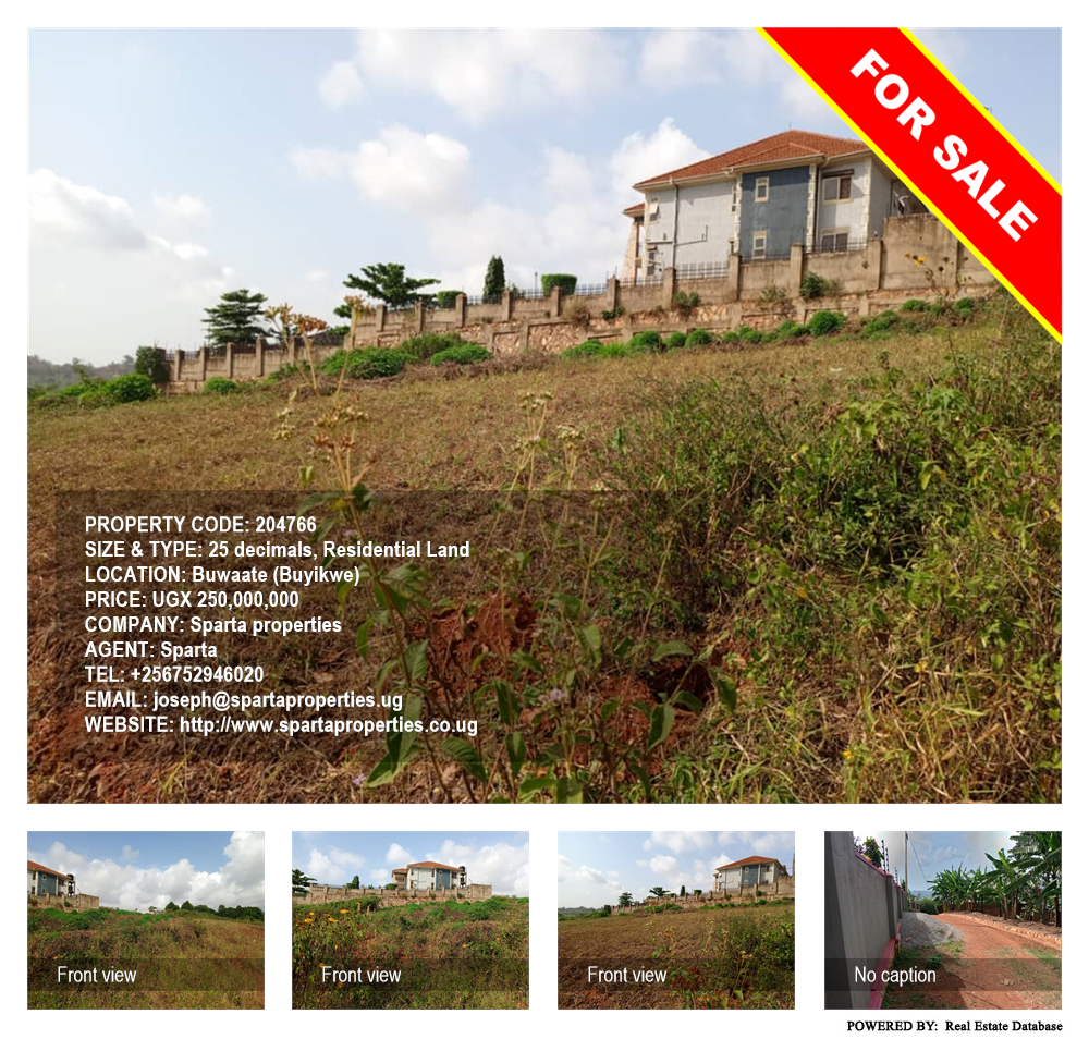 Residential Land  for sale in Buwaate Buyikwe Uganda, code: 204766