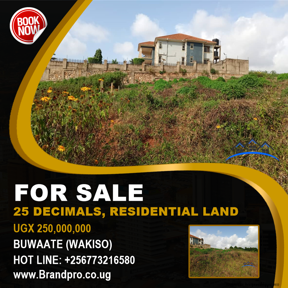 Residential Land  for sale in Buwaate Wakiso Uganda, code: 204863