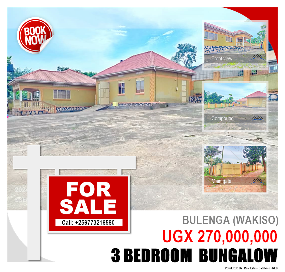 3 bedroom Bungalow  for sale in Bulenga Wakiso Uganda, code: 204867