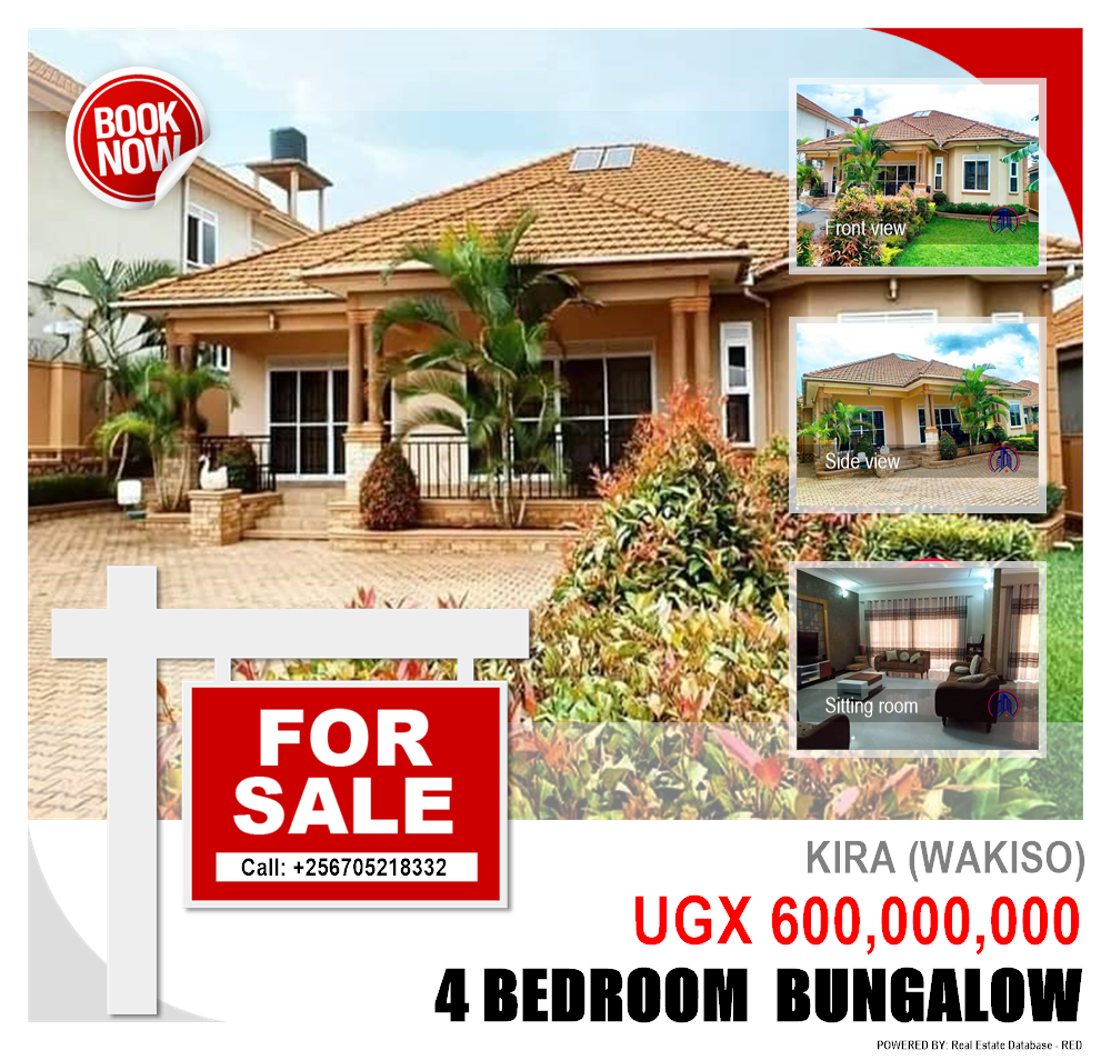 4 bedroom Bungalow  for sale in Kira Wakiso Uganda, code: 204935