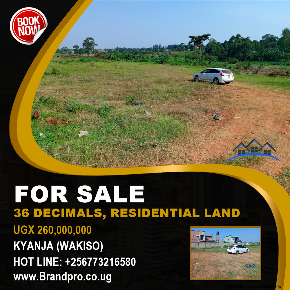 Residential Land  for sale in Kyanja Wakiso Uganda, code: 204945