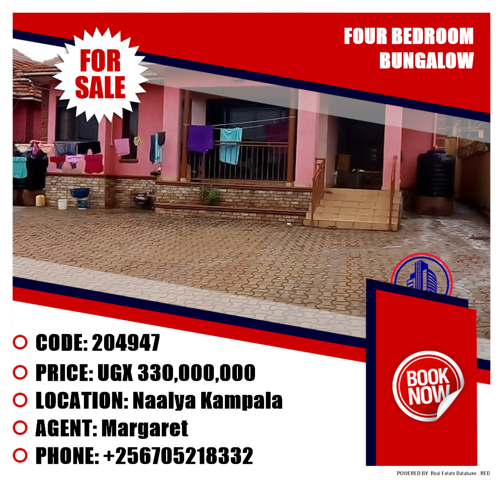 4 bedroom Bungalow  for sale in Naalya Kampala Uganda, code: 204947