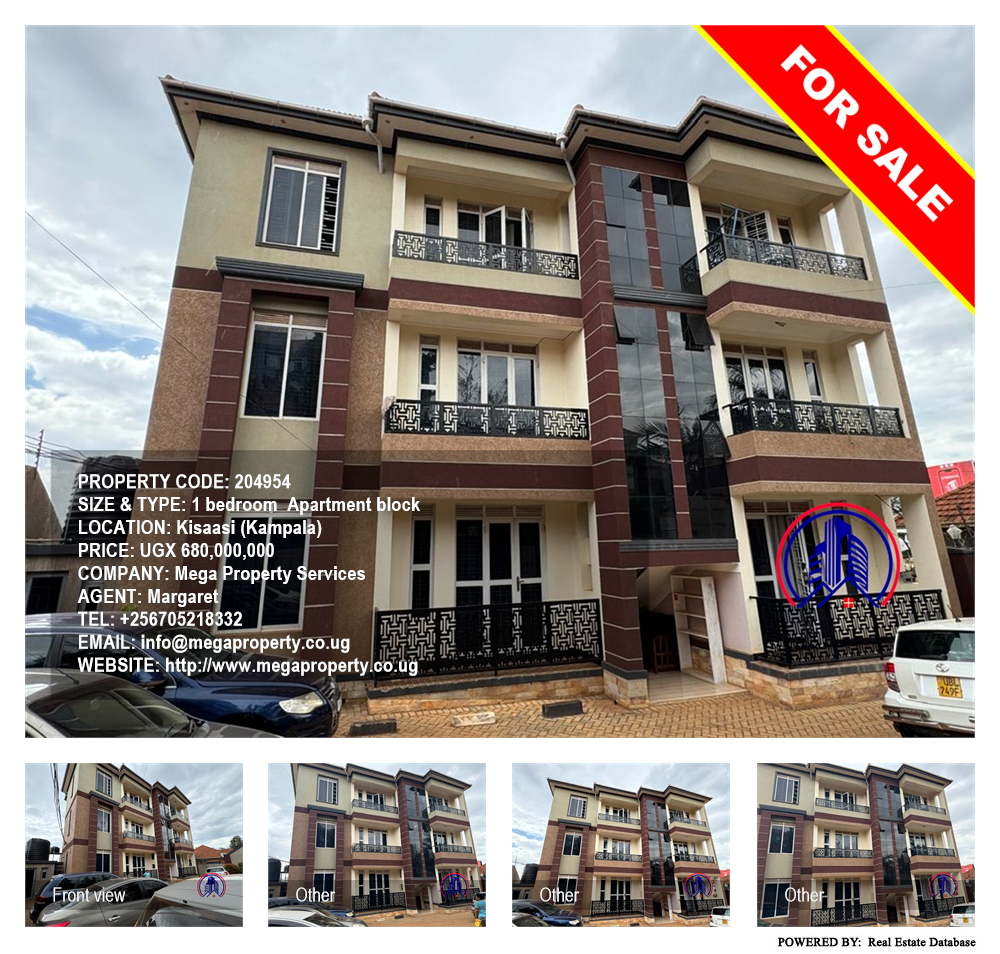 1 bedroom Apartment block  for sale in Kisaasi Kampala Uganda, code: 204954