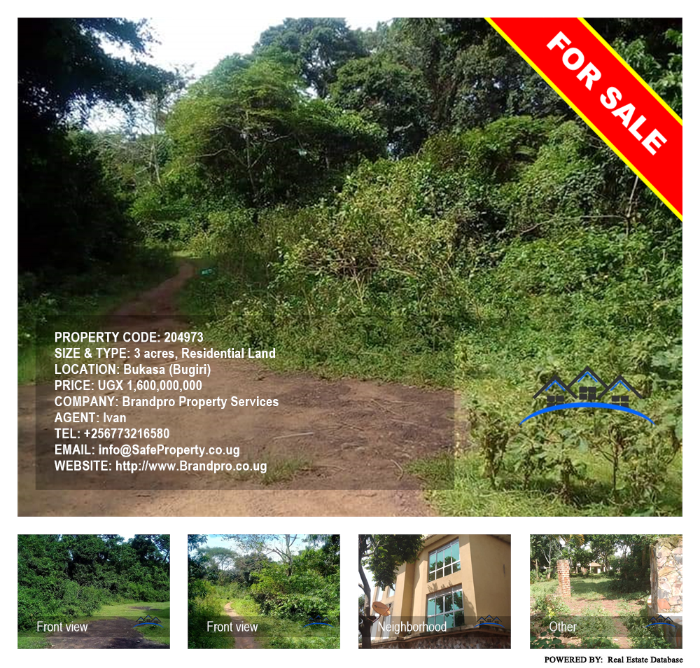 Residential Land  for sale in Bukasa Bugiri Uganda, code: 204973