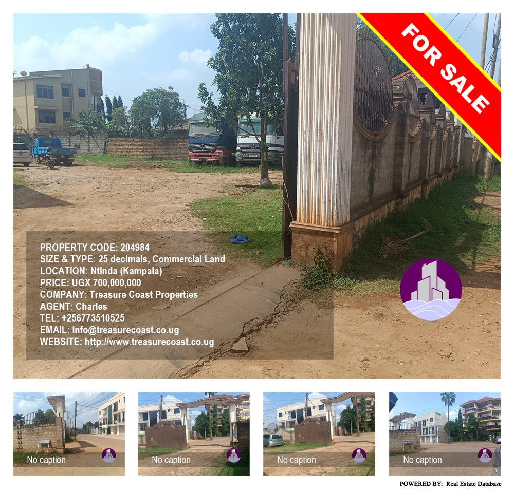 Commercial Land  for sale in Ntinda Kampala Uganda, code: 204984