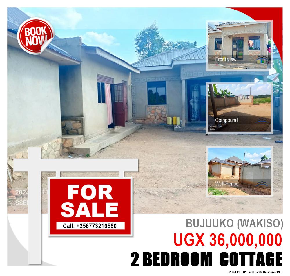 2 bedroom Cottage  for sale in Bujuuko Wakiso Uganda, code: 205074