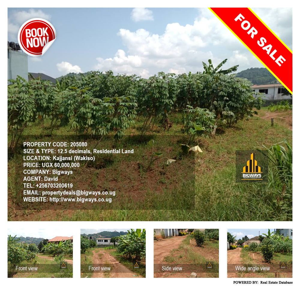Residential Land  for sale in Kajjansi Wakiso Uganda, code: 205080