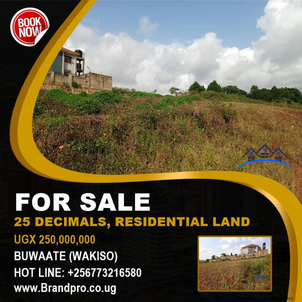 Residential Land  for sale in Buwaate Wakiso Uganda, code: 205090