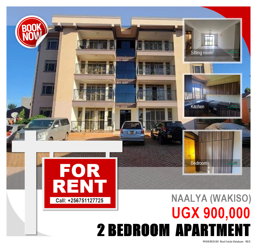 2 bedroom Apartment  for rent in Naalya Wakiso Uganda, code: 205092