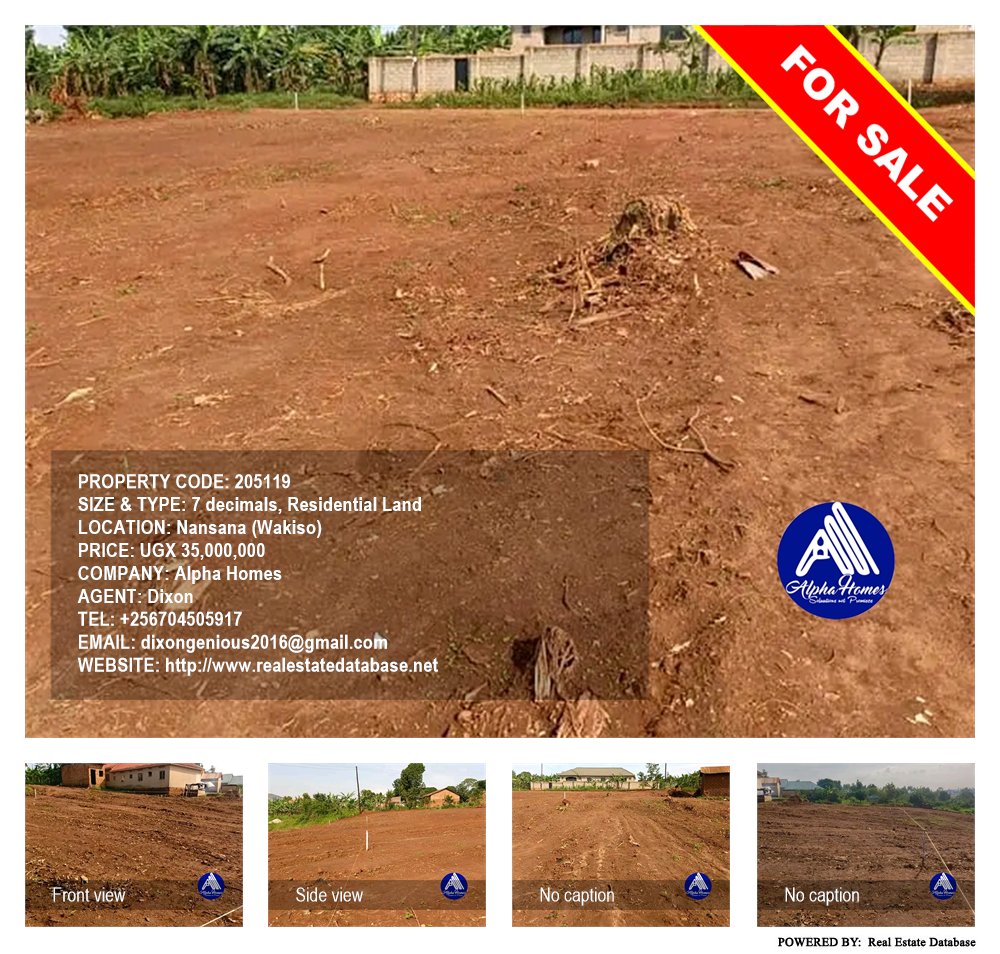 Residential Land  for sale in Nansana Wakiso Uganda, code: 205119