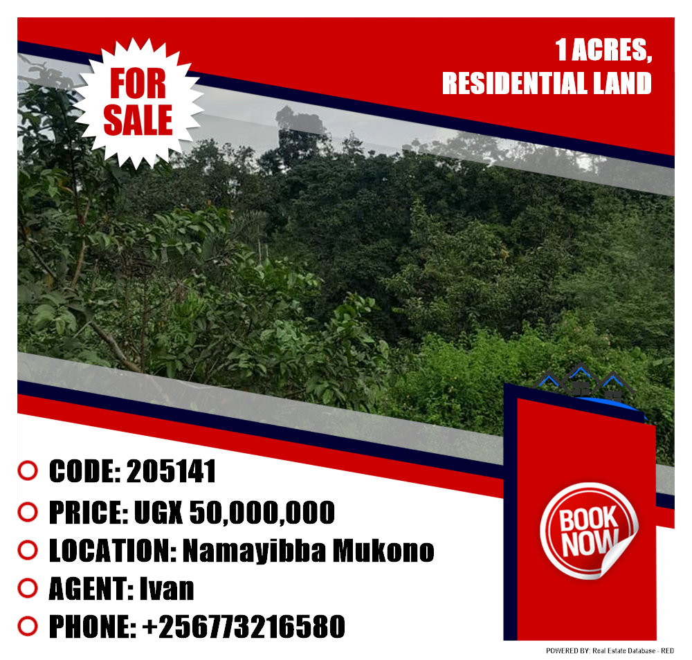 Residential Land  for sale in Namayibba Mukono Uganda, code: 205141