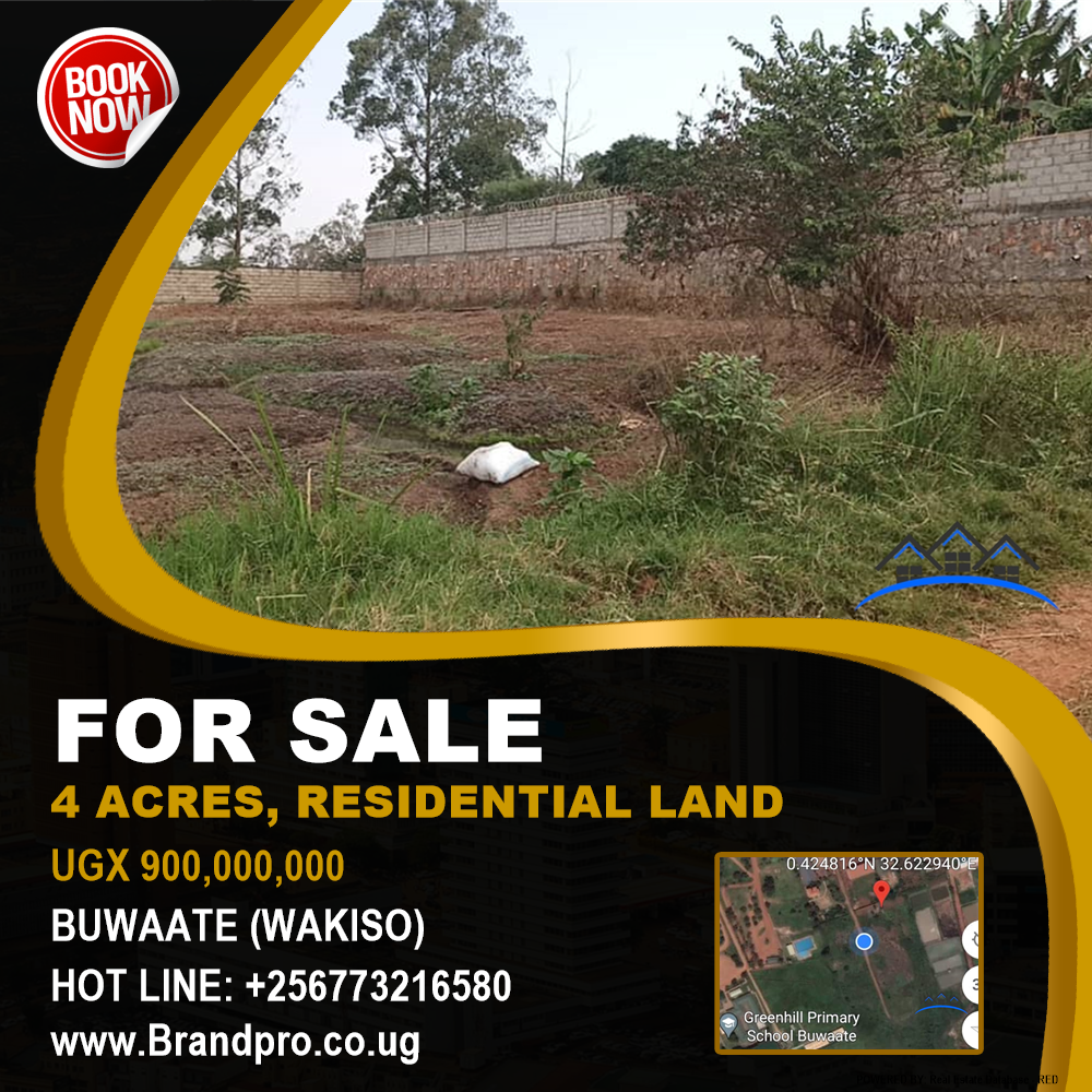 Residential Land  for sale in Buwaate Wakiso Uganda, code: 205166