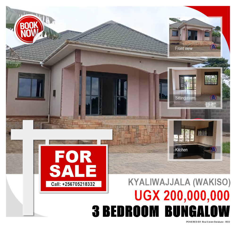 3 bedroom Bungalow  for sale in Kyaliwajjala Wakiso Uganda, code: 205173