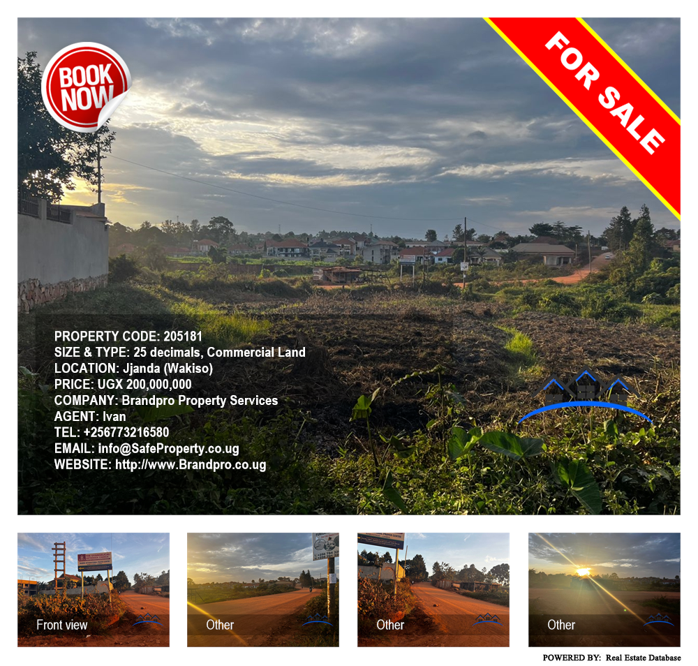 Commercial Land  for sale in Jjanda Wakiso Uganda, code: 205181