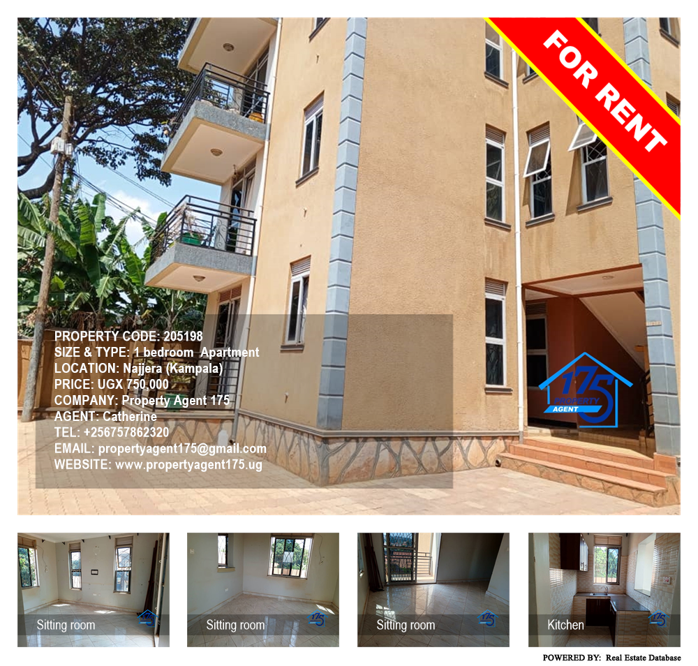 1 bedroom Apartment  for rent in Najjera Kampala Uganda, code: 205198