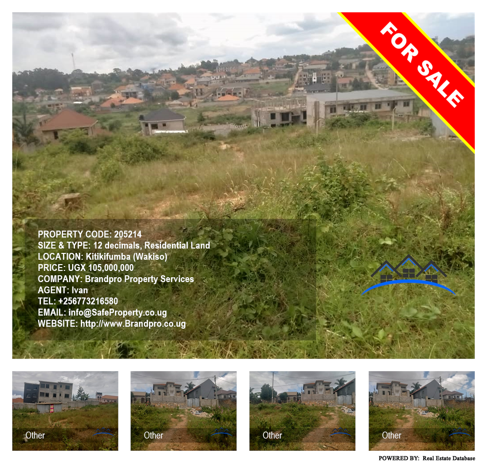 Residential Land  for sale in Kitikifumba Wakiso Uganda, code: 205214