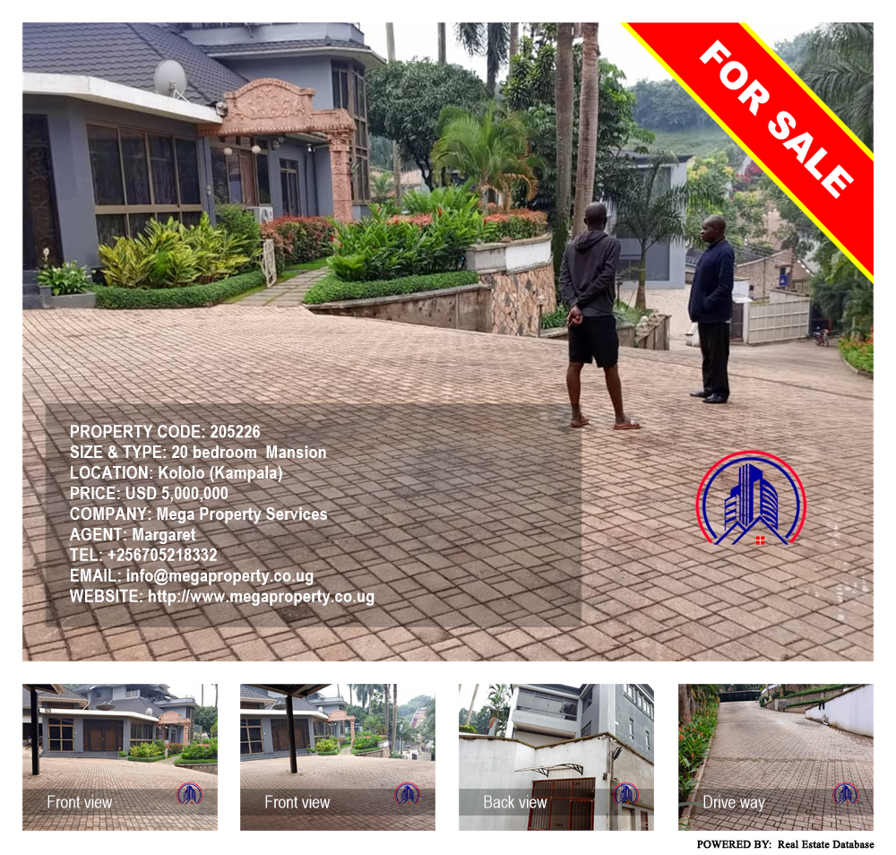 20 bedroom Mansion  for sale in Kololo Kampala Uganda, code: 205226