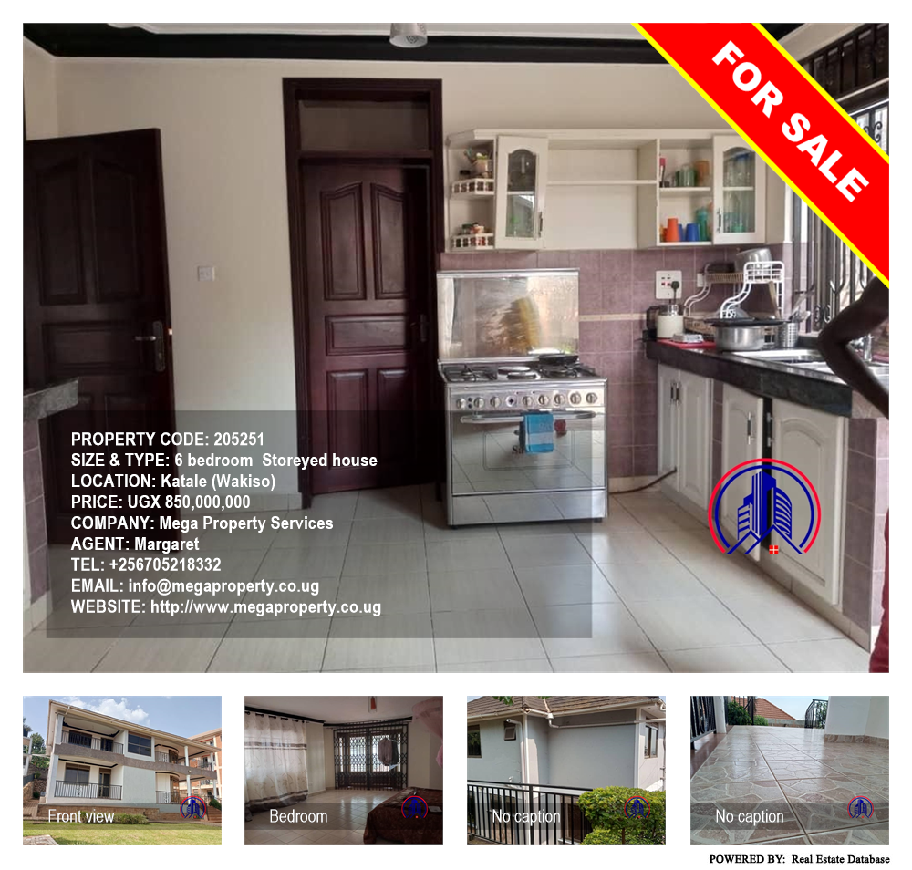 6 bedroom Storeyed house  for sale in Katale Wakiso Uganda, code: 205251
